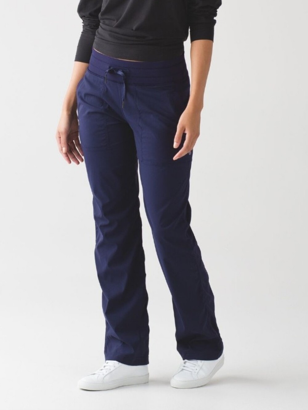 Lululemon Studio Pant III Full Length Jogger Deep Indigo Navy Blue Size 12